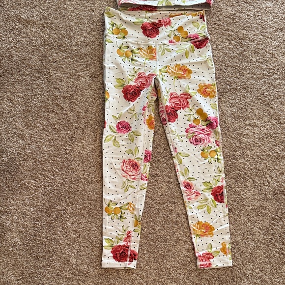 Mono B Floral Print Sports Bra and Leggings Set - Picture 3 of 9